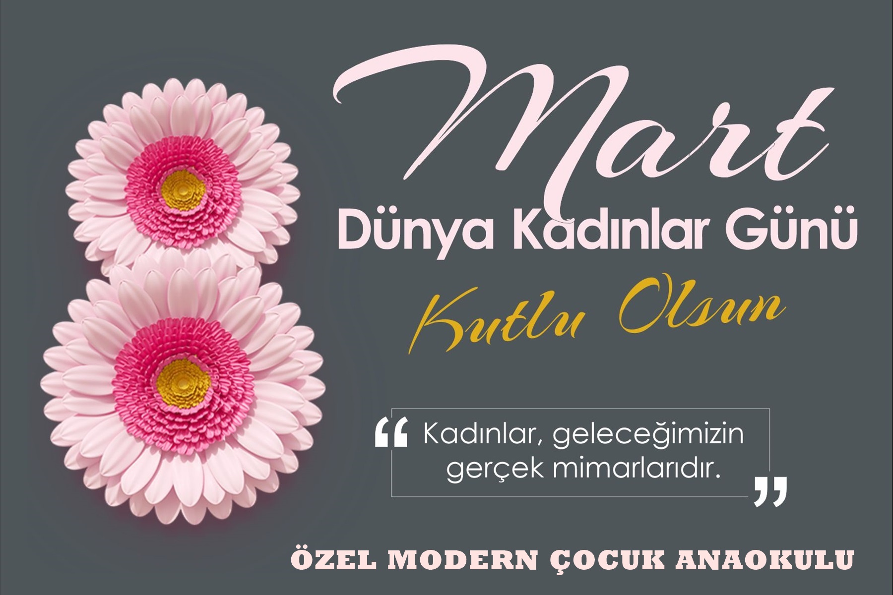 8 MART DÜNYA KADINLAR GÜNÜ KUTLU OLSUN