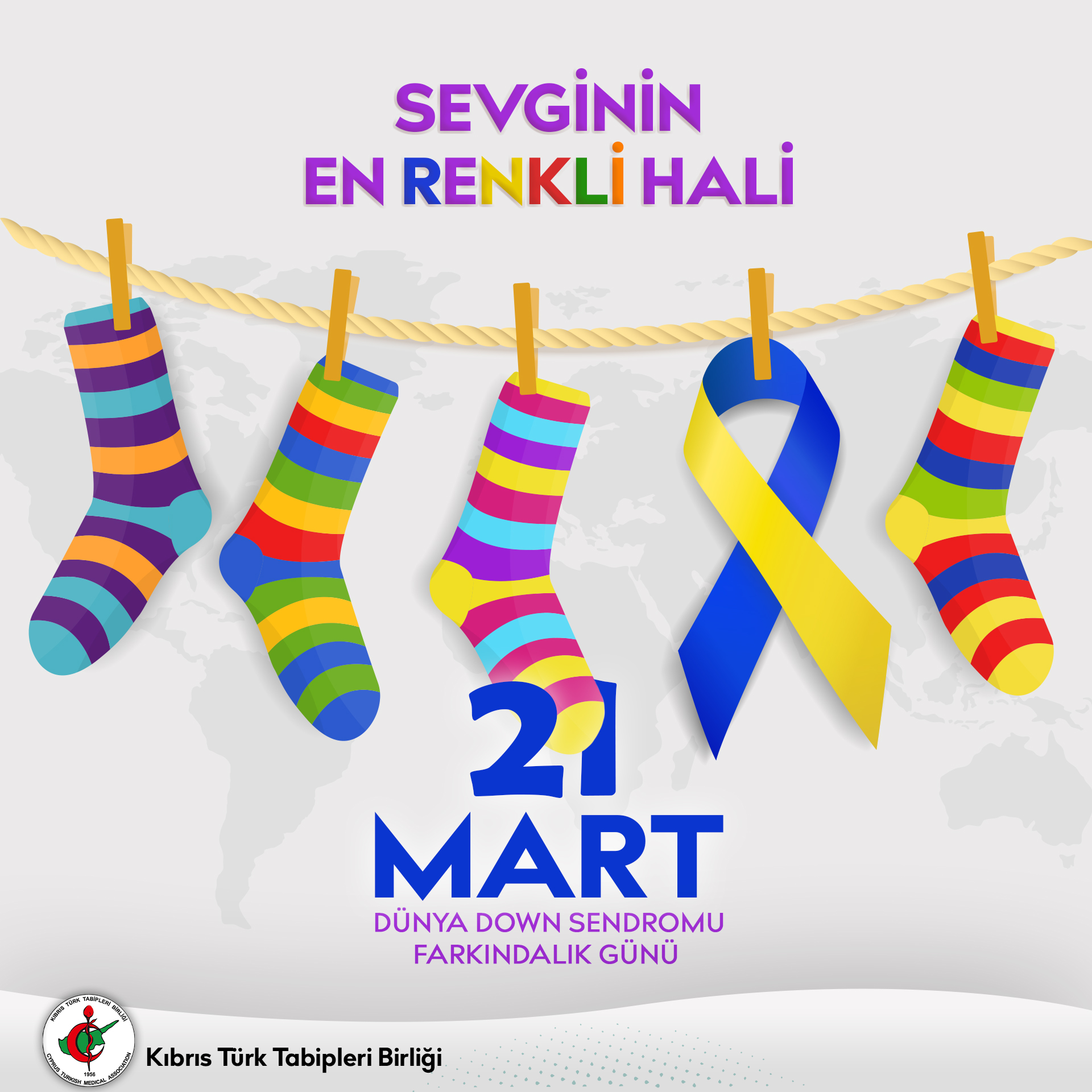 Modern çocuk Anaokulu Down Sendromu Farkındalık Günü